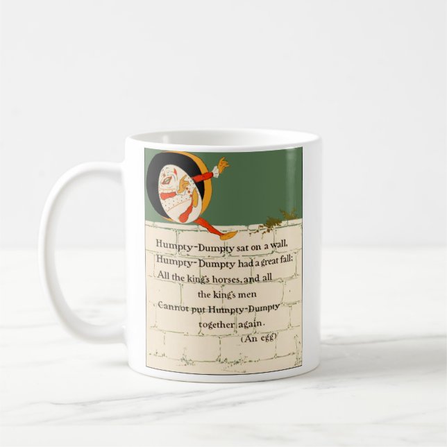 Taza De Café Rima de Humpty Dumpty (Izquierda)