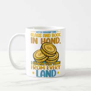 Taza De Café Rimas de Colección de Monedas Coleccionista de Mon