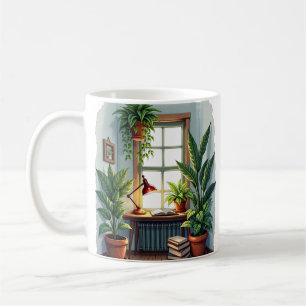 Taza De Café Rincón de lectura para padres de plantas - Ambient