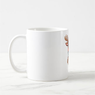 Taza De Café Rindeo lindo con Navidades fanfarrones