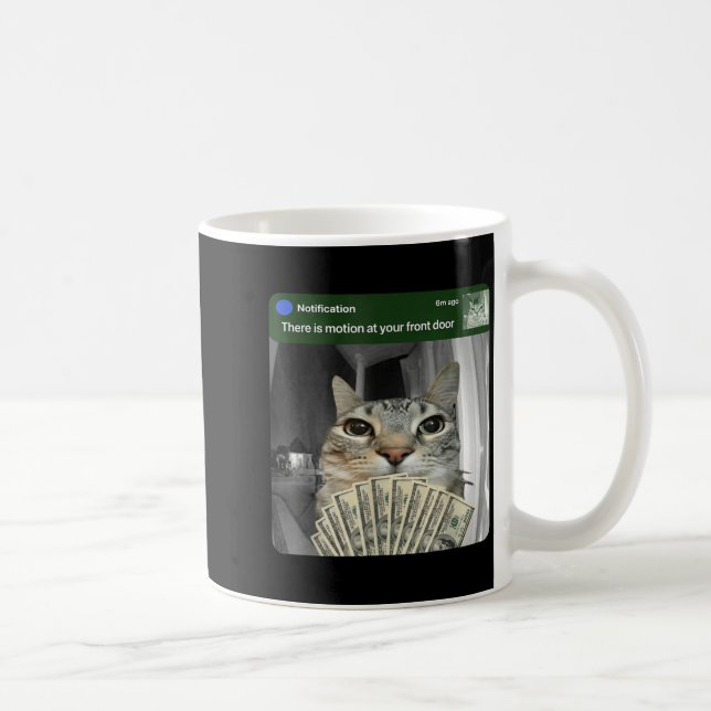 Taza De Café Ring Cat With Motion Meme  (Derecha)