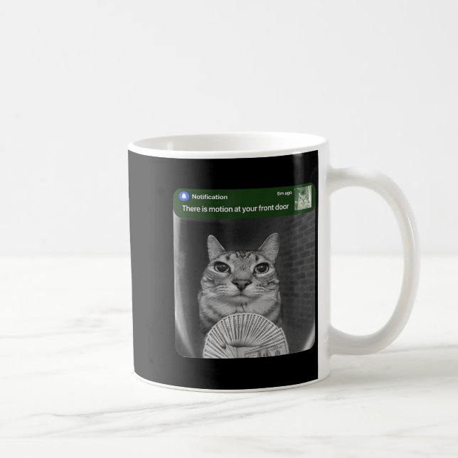 Taza De Café Ring Cat With Motion Meme  (Derecha)