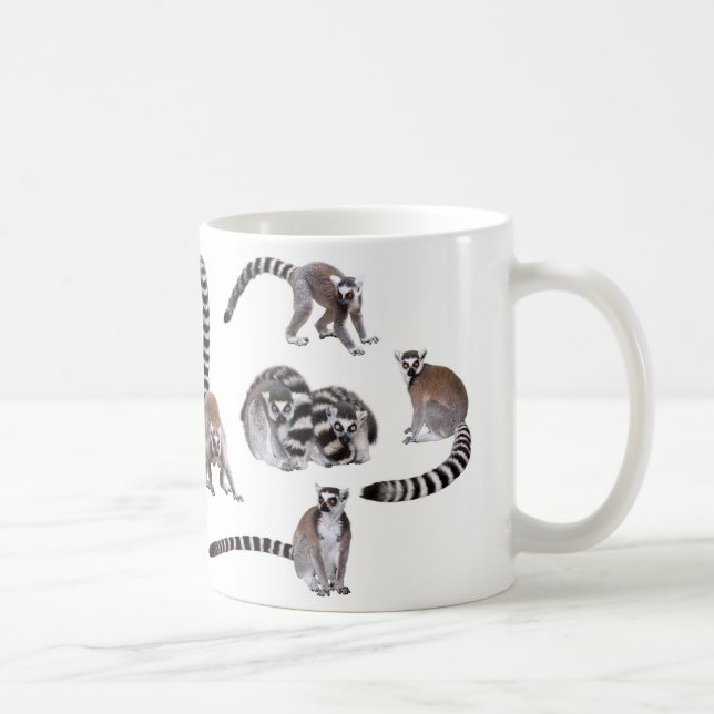 Taza De Café Ring-tailed lemur (Derecha)