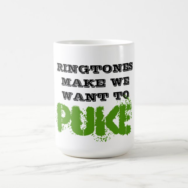 TAZA DE CAFÉ RINGTONES HACEN QUE QUEREMOS QUE SE LE DÉ UNA FRES (Centro)