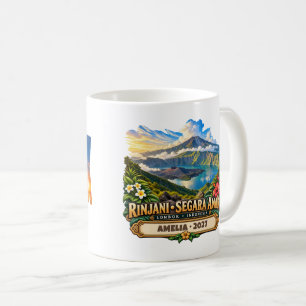 Taza De Café Rinjani Segara Anak Personalizado