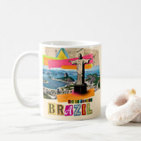 Río de Janeiro Brasil Cristo Collage Retro Viajes