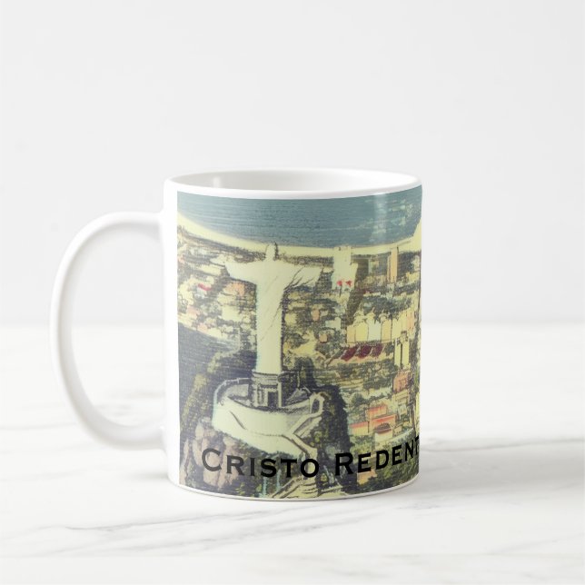 Taza De Café Río de Janeiro, Brasil (Cristo Redentor) (Izquierda)