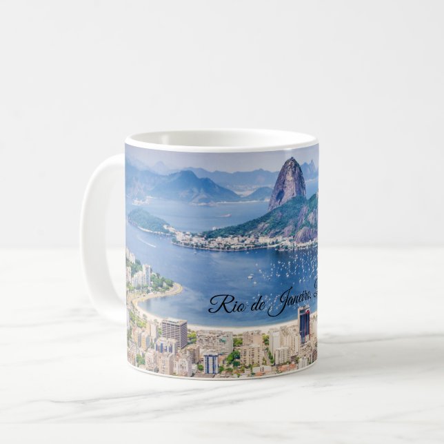 Taza De Café Rio de Janeiro, Brazil cityscape (Anverso izquierdo)