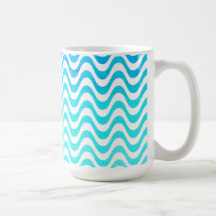 Taza De Café Río de Janeiro Olas de Copacabana Resumen Arte