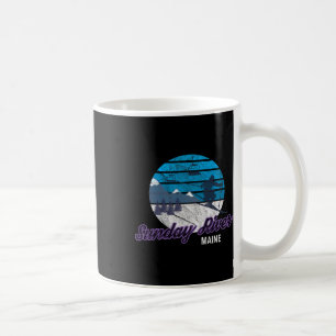 Taza De Café Río Domingo Nuevo Maine Nueva Inglaterra Esquí Est