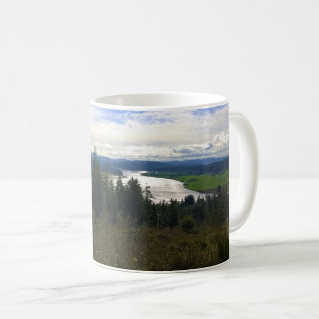 Taza De Café Río Lewis y Clark, OR (Anverso derecho)