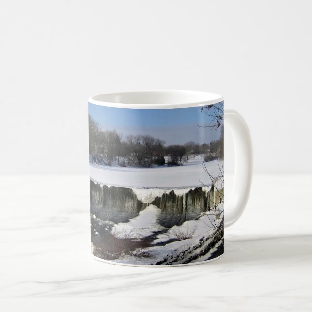 Taza De Café Río Milwaukee, West Bend, Wisconsin (Anverso derecho)