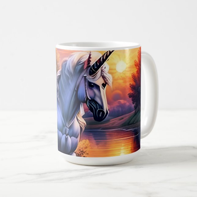 Taza De Café Río Sunset (Anverso derecho)