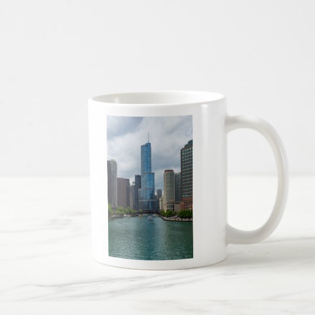 Taza De Café Río Trump Tower Chicago (Derecha)