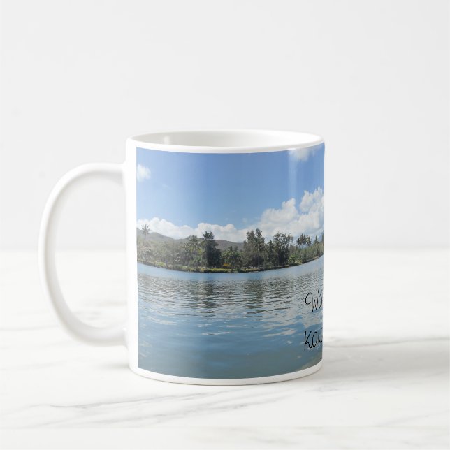 Taza De Café Río Wailua Hawaii (Izquierda)