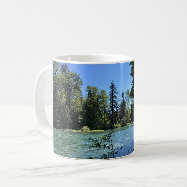 Taza De Café Río Willamette, OR (Anverso izquierdo)