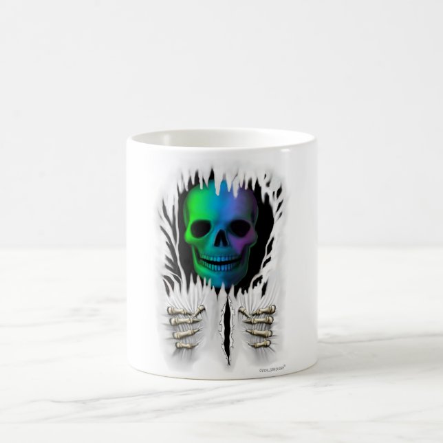 TAZA DE CAFÉ RIP ESQUELETO (Centro)