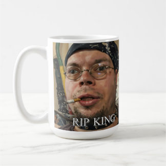 Taza de café RIP KingCobraJFS – Internet Gótico