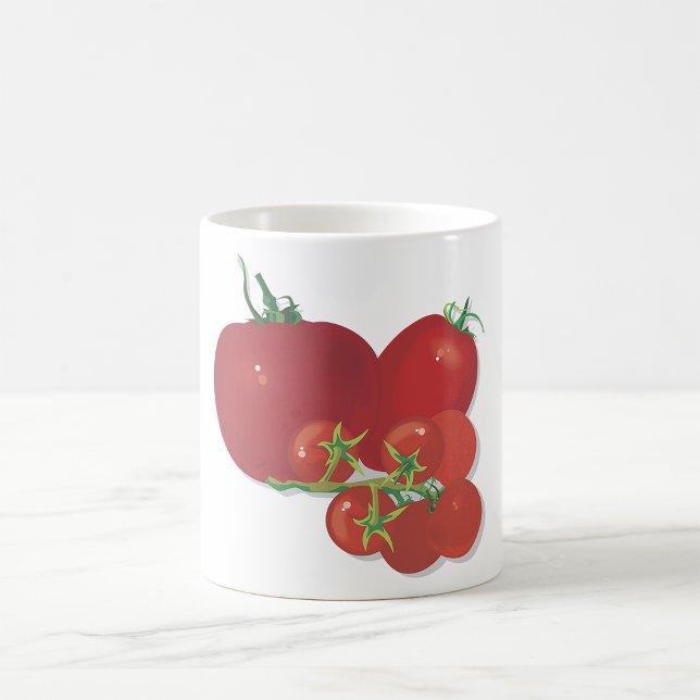 Taza De Café Ripe de tomates rojos (Subido por el creador)
