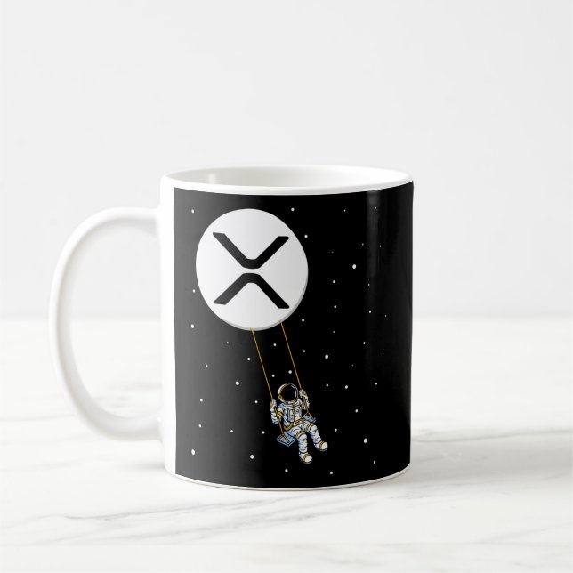 Taza De Café Ripple Swing Xrp Trader Cryptocurrency Moon (Izquierda)