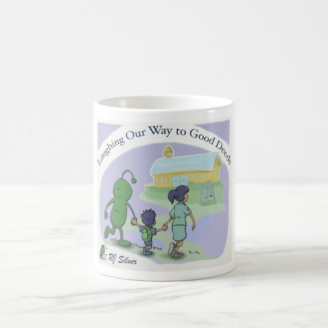 Taza De Café Risa de nuestra manera a los buenos hechos (Centro)