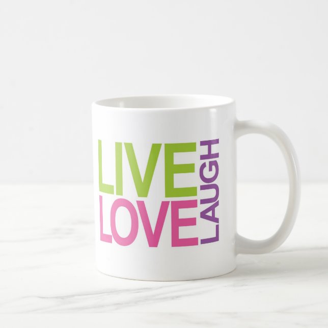 Taza De Café Risa viva del amor (Derecha)
