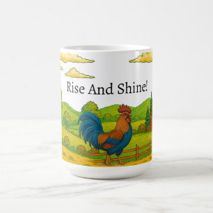 Taza De Café Rise And Shine Rooster Coffee Mug