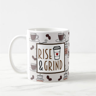 Taza De Café Rise & Grind Coffee Lover Mug