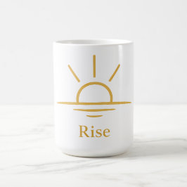 Taza De Café Rise — Minimalist Sunrise