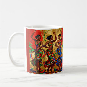 Taza De Café Ritmos en Colores – Celebración de la Historia Neg