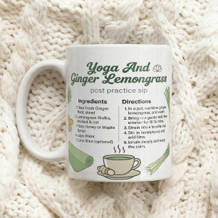 Taza De Café Ritual de Té de Jengibre y Lemongrass Consciente