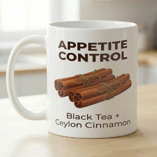 Taza De Café Ritual del Té Negro con Canela de Ceilán