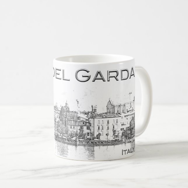 Taza De Café Riva del Garda - Italia - (Anverso derecho)