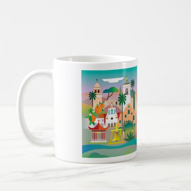 Taza De Café Riverside, California Mug (Izquierda)