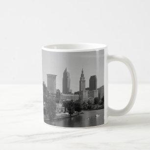 Taza De Café Riverview Cleveland B&W Mug