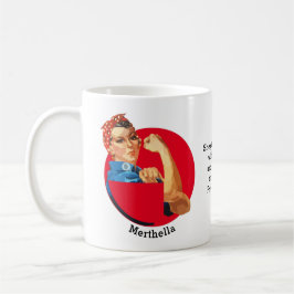 Taza De Café RIVETER ROSIE Vintage personalizado