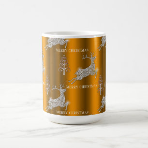 Taza De Café Rivos rotos en Navidades de oro