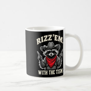Taza De Café Rizz Em Con El Tism Divertido Meme Autism Awarenes