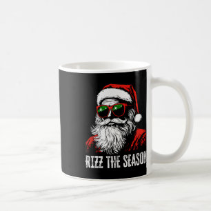 Taza De Café Rizz La Temporada Funny Guay Bruh Santa Claus Merr