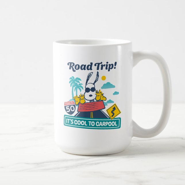 Taza De Café Road Trippin | Cacahuetes Es Guay to Carpool (Derecha)
