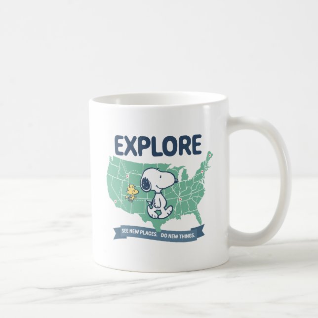 Taza De Café Road Trippin | Explorar cacahuetes (Derecha)