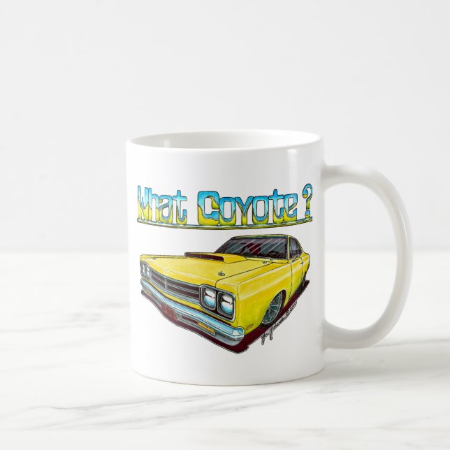 Taza De Café Roadrunner 1969 de Plymouth (Derecha)