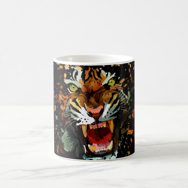 Taza De Café Roar de tigres - salpicar (Centro)