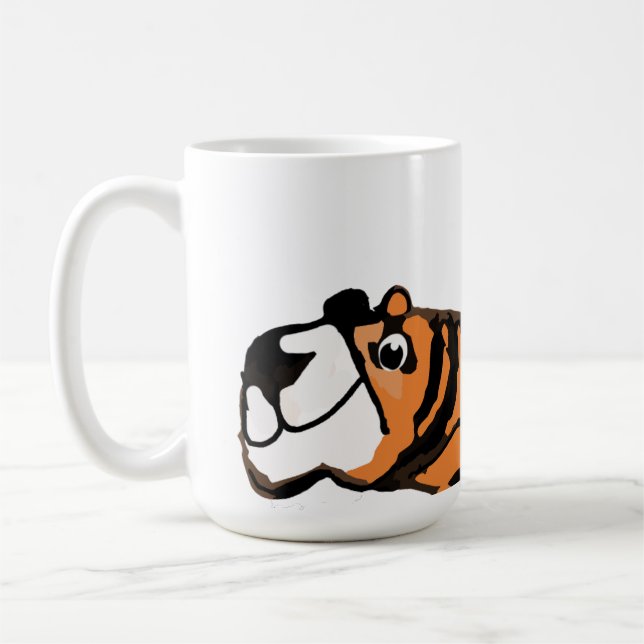 Taza De Café Roar-somely Cute Tiger Mug (Izquierda)