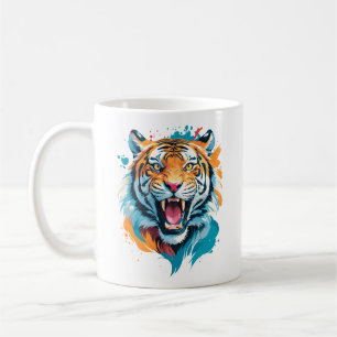 Taza De Café Roaring Tiger Face
