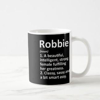 Taza De Café Robbie Definición Personalizada Nombre Gracioso Ch