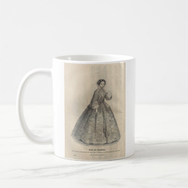 Taza De Café Robe de Chambre Mugs de Godey 1860 (Izquierda)