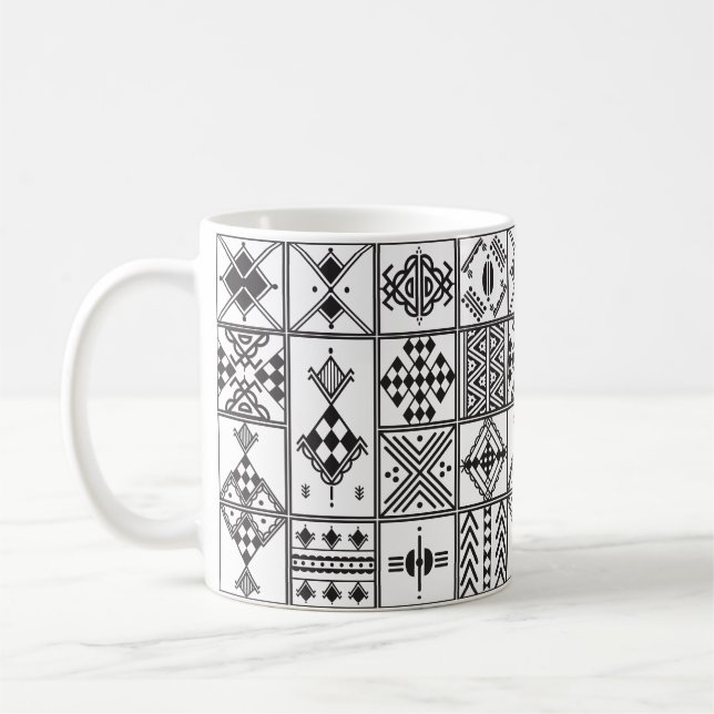 Taza De Café Robe kabyle Bijoux kabyle (Izquierda)
