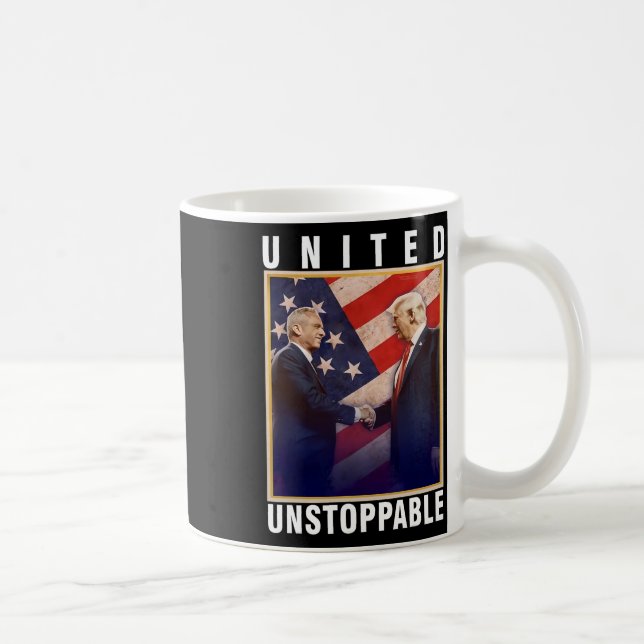 Taza De Café Robert F Kennedy Jr Trump Unstopable (Derecha)
