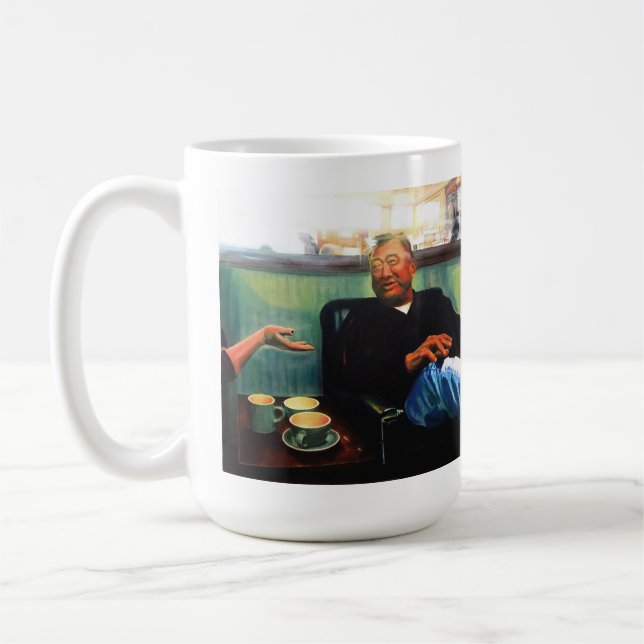 Taza De Café Robert Fukushima (versión 1), fábrica de cacao de  (Izquierda)